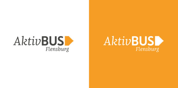 Logo Design Aktiv Bus Flensburg