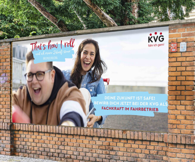 Werbekampagne - Azubikampagne - Recruitingkampagne - Recruiting Marketing - Werbetexte - Nachwuchswerbung - Billboard - Kvg Kiel