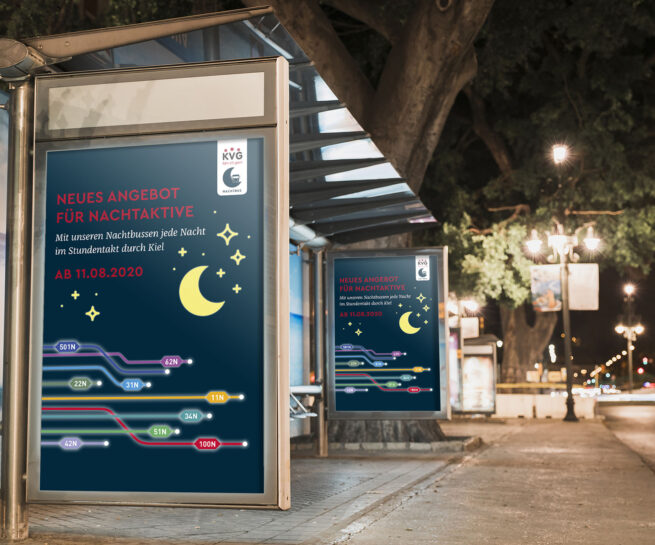 Marketingagentur Kiel - Werbekampagne KVG Nahverkehr