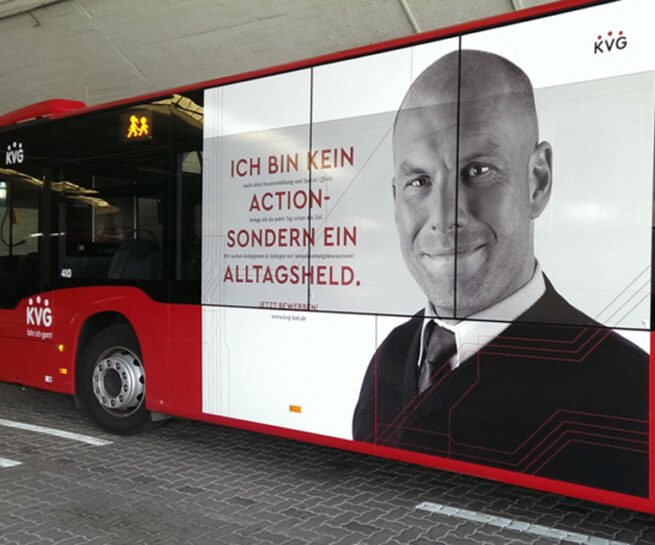 Werbekampagne - Employerbranding Kampagne - Recruiting Marketing - Recruitingkampagne - Werbetexte - Nachwuchskampagne - Nachwuchswerbung - öffentlicher Nahverkehr