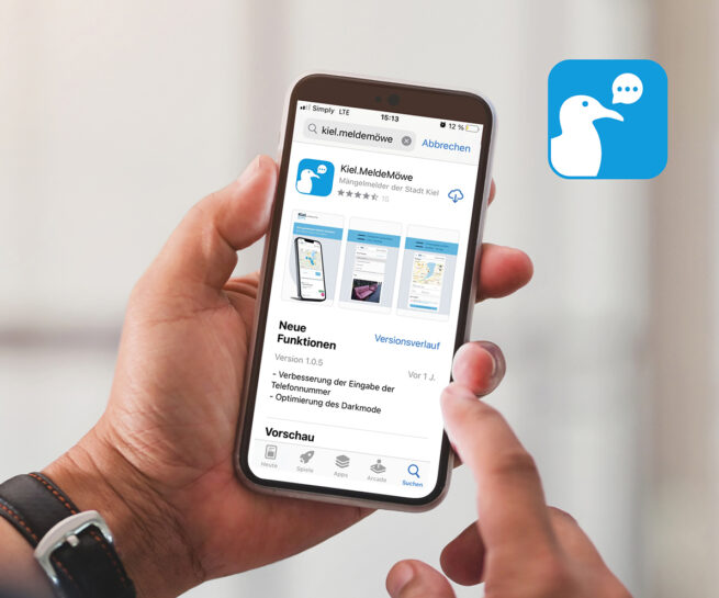 meldemoewe smartphone